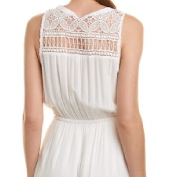 SOLD BB Dakota Ivory Lace Detail Long Maxi Dress - Picture 6 of 6